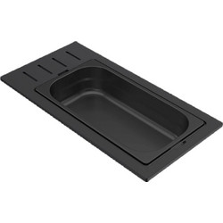 Elleci Sintesi Drain On 1/3 KD011065 Nero - Μπολ Gastronorm Νεροχύτη