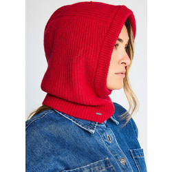 Γυναικεία πλεκτή ribbed μπαλακλάβα FBL014-128-10_SCARLET RED