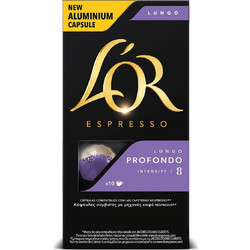 L'Or Κάψουλες Espresso Profondo Lungo Συμβατές με Μηχανή Nespresso 10τμχ
