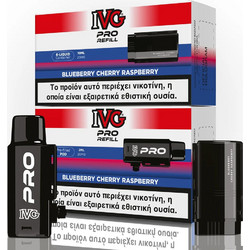 IVG Pro Refill 2ml+10ml 10000 Puffs Prefilled Pod 20mg Blueberry Cherry Rasberry