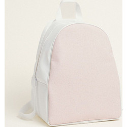 Backpack 43x35x23cm Ροζ Χρυσο Lurex Beauty Home