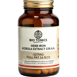 Bio Tonics Herb Iron Acerola Extract 90 Κάψουλες