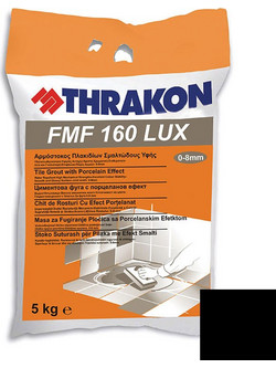 Αρμόστοκος πορσελάνινης υφής LUX Nο625 Μαύρος THRAKON 5kg