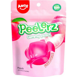 Peelerz, ζελεδάκια ροδάκινο, Amos, 65γρ