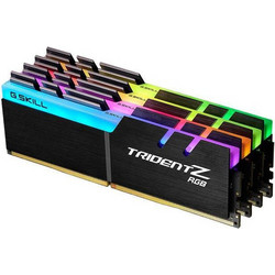 G.Skill Trident Z 32GB (4X8GB) DDR4 RAM 3200MHz RGB C16 Black F4-3200C16Q-32GTZRX