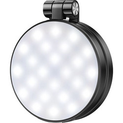 XO SS35 BLACK Πολυμορφικό φως για λήψη φωτογραφιών, με ενσωματωμένο καθρέφτη, σε μαύρο χρώμα