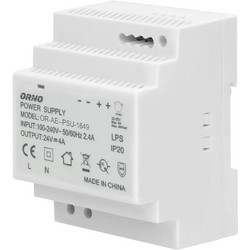 Τροφοδοτικό ράγας 24V DC 7A, 84W IP 20 Τάση εισόδου 100-230 V AC - Orno (OR-PSU-1649) 28129