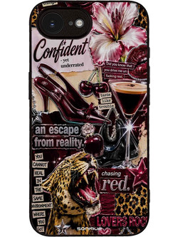 Sonique Back to Y2K Series Back Cover Chasing Red (iPhone 16e / 17e)