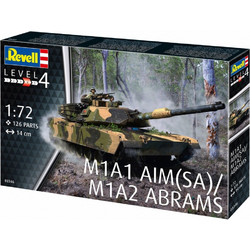 Revell M1A2 Abrams Συναρμολογούμενο Πλαστικό Μοντέλο Τανκ 1:72