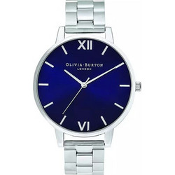 Olivia Burton Γυναικείο Ρολόι με Ασημί Μεταλλικό Μπρασελέ OB16SH02