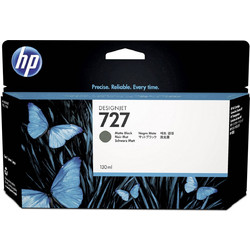 HP 727 Matte Black Μελάνι Εκτυπωτή Inkjet 130ml B3P22A