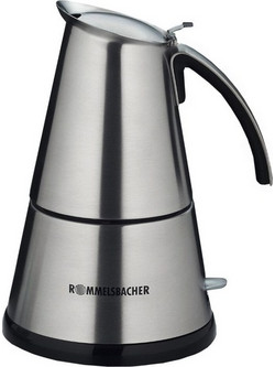 Rommelsbacher EKO 366 Ε Ηλεκτρικό Μπρίκι Espresso 365W 6Cups Inox