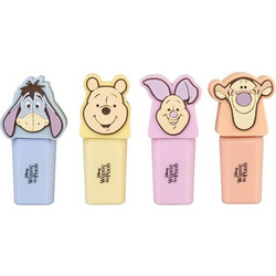 Kubus Puchatek Winnie The Pooh - Highlighter Set 4 Colors With 3D Topper - (SST003)