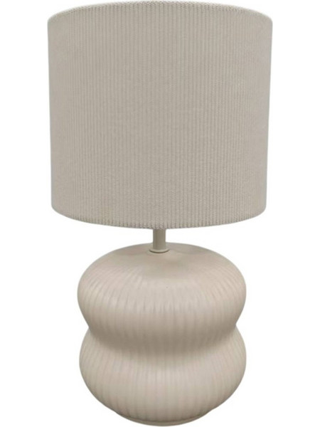 Φωτιστικό Επιτραπέζιο Patent 035339 20,5x20,5x38cm E14 40W Cream