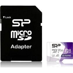 Silicon Power Superior Pro microSDXC 128GB Class 10 U3 V30 UHS-I A1 + Adapter
