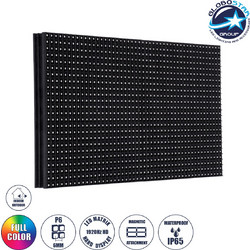 GloboStar(R) MODULCO 90235 LED Display Module 32x16cm - Πλακίδιο Ψηφιακής Οθόνης LED Video Wall - P6.6 Pro 3840Hz High Refresh Rate 1152 Dots - 46 W 4500cd/m DC 4.55V - SMD2525 RGB 3in1 4398 Billion C