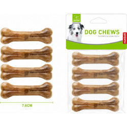 Nunbell Beef Chews Pressed Bones 7.6cm 4τμχ