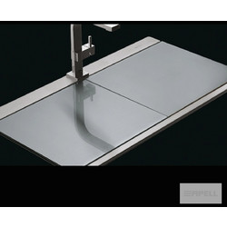 Apell Iris Ένθετος Νεροχύτης Σατινέ Silver 89.7x51cm