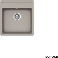 Schock Manhattan Cristalite Concrete Beton Ένθετος Νεροχύτης Γρανίτη Ματ 30050-1451