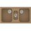 Sanitec Classic 325 Επικαθήμενος Νεροχύτης Γρανίτη Ματ Granite Celtic Stone 97x51cm