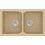 Sanitec Classic 322 Επικαθήμενος Νεροχύτης Γρανίτη Ματ Granite Cappuccino 81x50cm