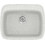 Sanitec Classic 313 Επικαθήμενος Νεροχύτης Γρανίτη Ματ Granite White 58x50cm