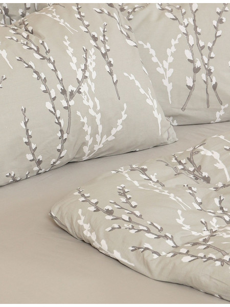 Sunshine Μαξιλαροθήκες Cotton Feelings 2054 Grey 50x70 - Ζεύγος μαξιλαροθήκες από 100% βαμβάκι