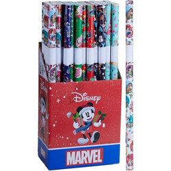 Χαρτί περιτυλίγματος ρολό 70x200εκ. Disney 6 σχέδια (Σετ 60τεμ)