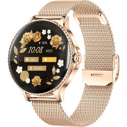 Smartwatch Microwear I225 - Gold Steel
