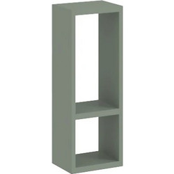 Karag 15 MDF - Ραφιέρα Μπάνιου Επιτοίχια (15x20x55) Grigio Olio (Laccato Ματ)