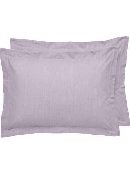 Σετ 2 τμχ μαξιλαροθήκες 50X70+5cm Das Home Casual 5449 Lilac Lilac