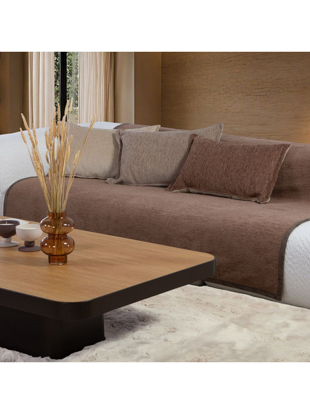 ΡΙΧΤΑΡΙ ΤΡΙΘΕΣΙΟΥ ΚΑΝΑΠΕ TANGER 26 180X300 NEF NEF HOMEWARE BROWN/ECRU