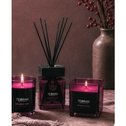 Αρωματικό κερί round 130gr - Cranberry Coco 01 - Teoran