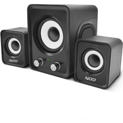 NOD Base 2 One Ηχεία Υπολογιστή 2.1 6W Black