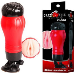 Crazy Bull Flora Ultra Stimulation Pocket Pussy Αυνανιστήρι Red