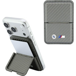 BMW M Carbon Metal Logos MagSafe Πορτοφόλι, Ανθρακίτης