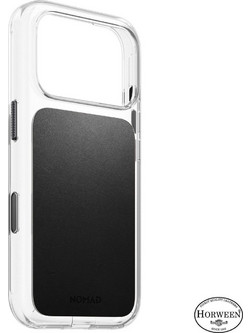 Nomad Clear Leather Horween Θήκη για iPhone 18 Pro / 17 Pro Black NM017781858
