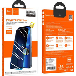 Hoco A12 Privacy Pro Edges Tempered Glass (iPhone 16 Plus / 15 Plus)