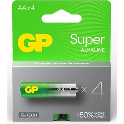 Gp Super Alkaline AA 4τμχ