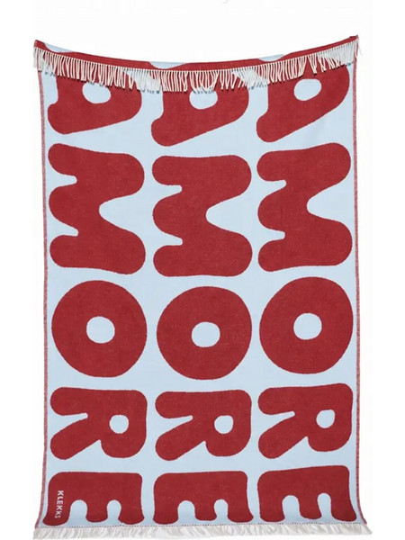 Κουβέρτα μάλλινη KLEKKS Νο.11 Bordeaux 130x200 cm