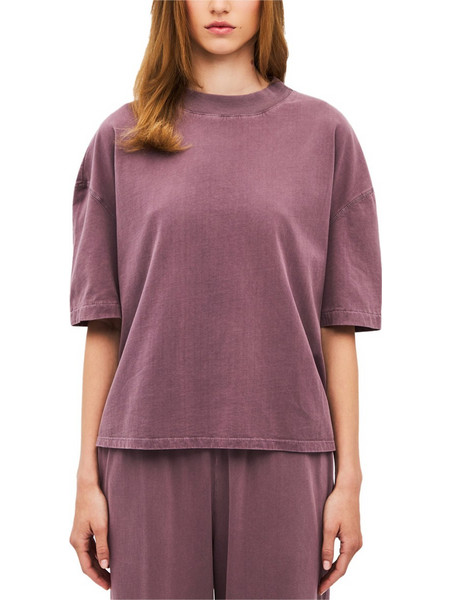 T-Shirt Oversized Mock DLWT000154 vintage grape