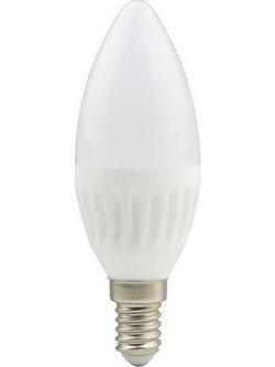 ΛΑΜΠΑ LED ΚΕΡΙ 7,1W 1000lm E14 ΚΕΡΑΜΙΚΗ ΒΑΣΗ 6500K 175-265V PRO
