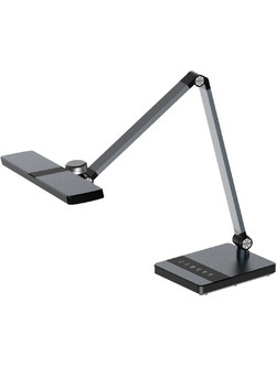 Aca Φωτιστικό Γραφείου Μαύρο Πλαστικό Led SMD 9W 500lm CCT 3000K-4000K-6000K IP20 (BL1105BK)