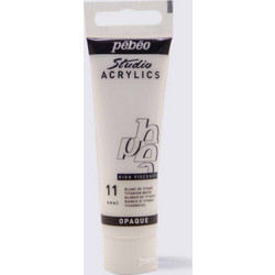 Pebeo Studio Acrylics 11 Titanium White Ακρυλικό Χρώμα Ζωγραφικής 30ml