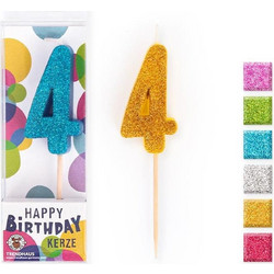 TREND HAUS Κερί Γενεθλίων Trend 957658 Glitter Mini No 1 8,8cm