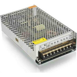 Τροφοδοτικό 100W 8.33A μεταλλικό 230v/12vdc για ταινίες & λάμπες led ip20