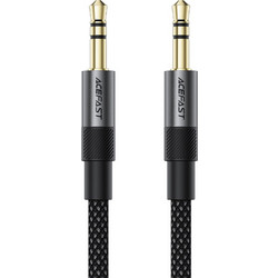 Καλώδιο σύνδεσης Ήχου Acefast J10 3.5mm Αρσενικό σε 3.5mm Αρσενικό Braided Μαύρο 1m