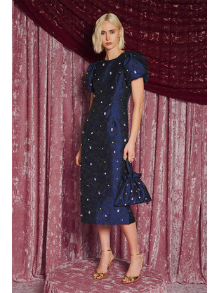 Sister Jane Cosmo Jewel Midi Φόρεμα Μπλε DRD774NVY