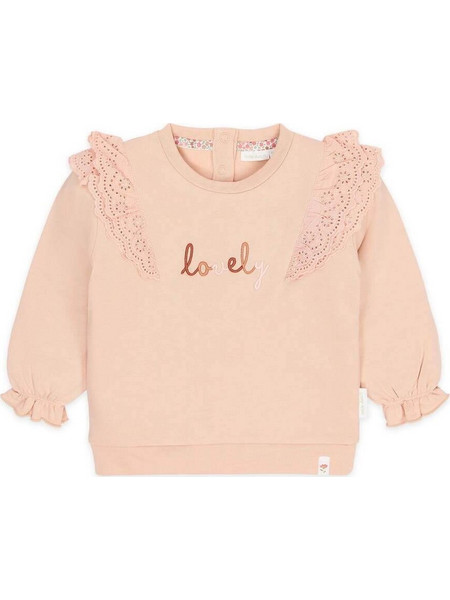 Little Dutch CL2609-201 Little Dutch Παιδικό φούτερ με βολάν Blush Pink