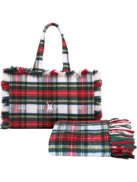 GREENWICH POLO CLUB ΡΙΧΤΑΡΙ 130X170 ΜΕ ΤΣΑΝΤΑ ΜΙΚΡΗ ESSENTIAL 2534 GREEN